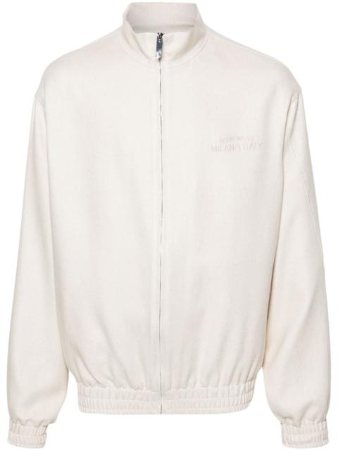 GCDS embroidered-logo sport jacket