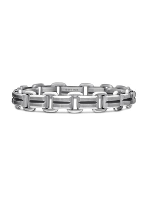 DAVID YURMAN Men's Deco Beveled Link Bracelet in Sterling Silver - Silver
