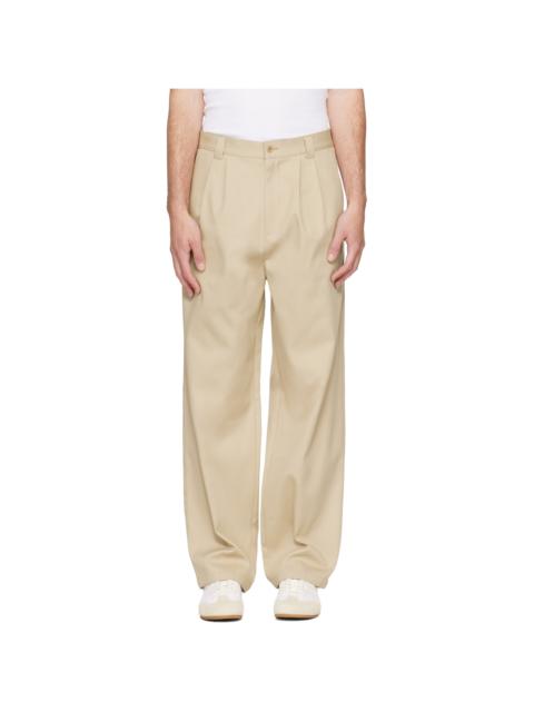 A.P.C. Beige Ricky Trousers