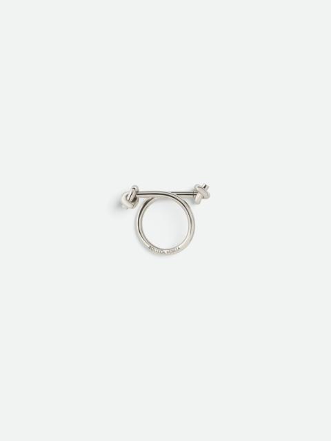 Bottega Veneta Metallic Key Ring