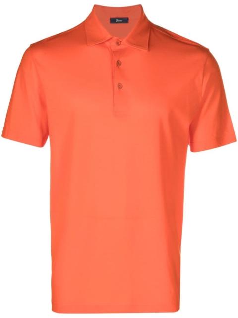Herno short-sleeved polo shirt