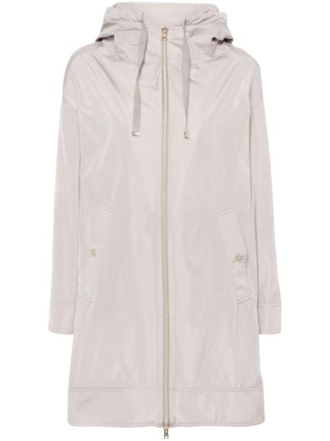 Herno lightweight hooded parka coat