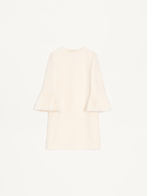 Valentino EMBROIDERED CREPE COUTURE SHORT DRESS