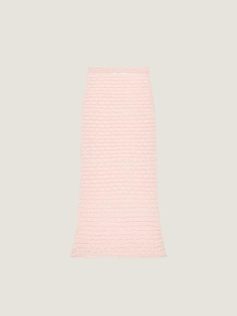 Givenchy LONG SKIRT WITH NYLON FRILLS