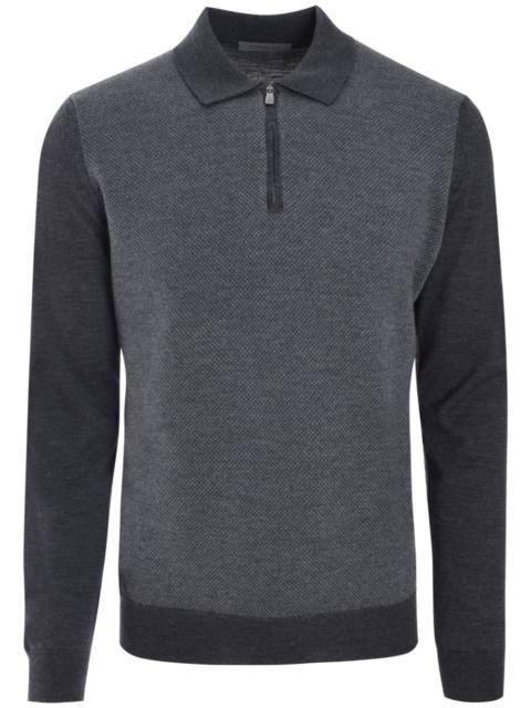 CORNELIANI knitted polo shirt