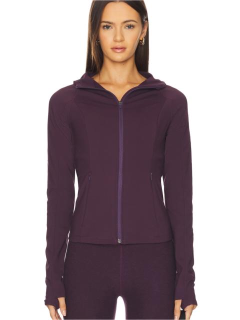 BEYOND YOGA Zip Front Hooded Jacket