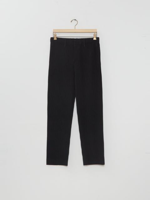 ISSEY MIYAKE Pleated Basic Trouser — Black