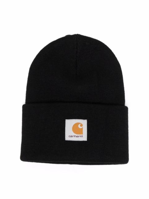 logo patch beanie