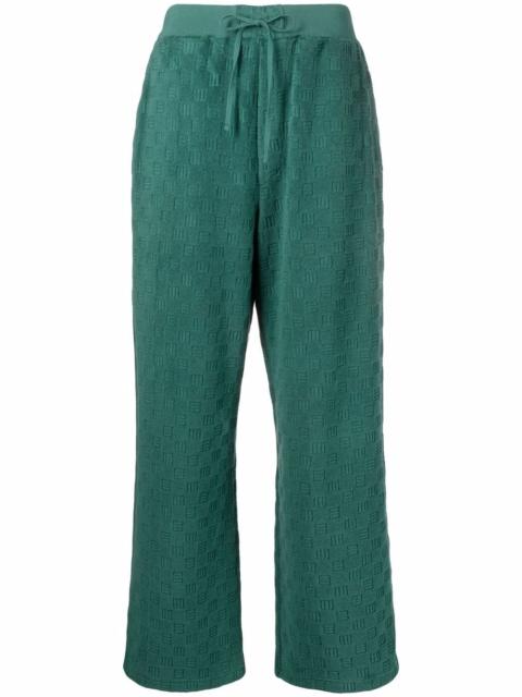 Ambush monogram jacquard knitted trousers