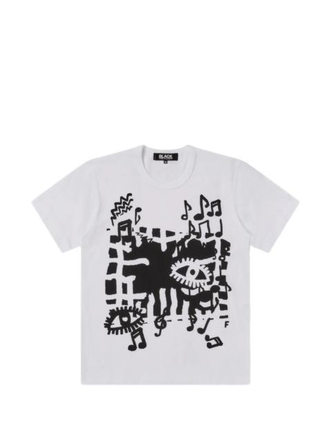 BLACK COMME des GARÇONS graphic-print T-shirt