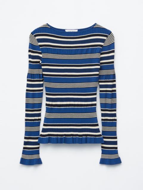 & Other Stories Long-Sleeve Ribbed Top