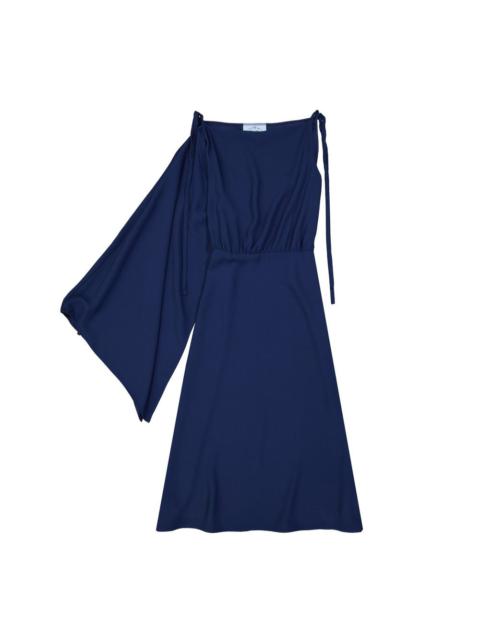 Prada Prada Acetate Blend Dress — Blue