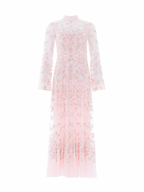 Needle & Thread Sylvia Rose Long Sleeve Ankle Gown