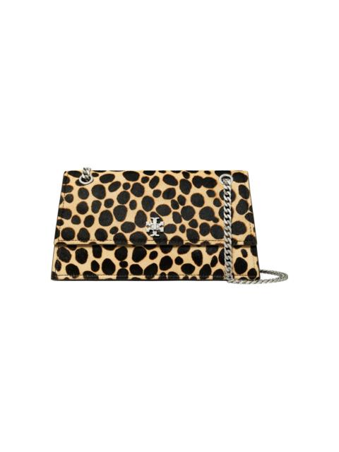 TORY BURCH Women's Kira Leopard-Print Calf Hair Crossbody Bag - Trench And Black