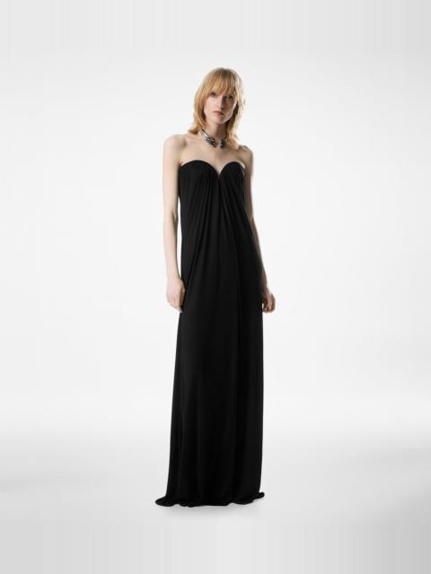TOM FORD STRAPLESS DRAPED EVENING DRESS