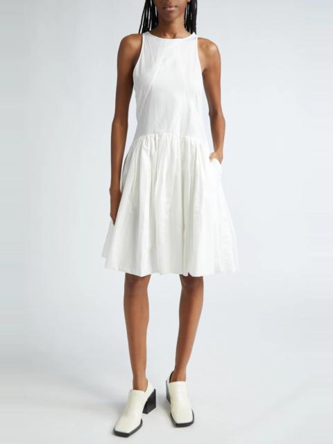 ワンピース Jil Sander White cotton mini dress (J01CT0119J45002 100) Jil Sander Jil Sander Woman White Cotton Mini Dress