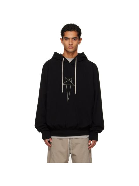 Rick Owens DRKSHDW Black Penta Oversized Hoodie