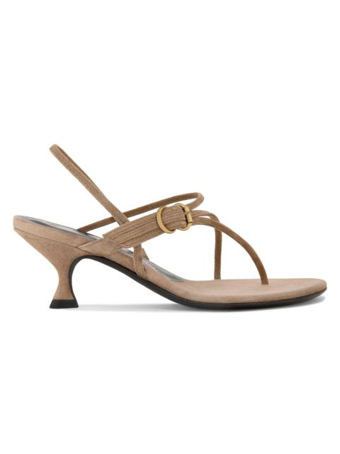 herbert levine Women's Starry-Eyed 50MM Suede Slingback Sandals - Cigar