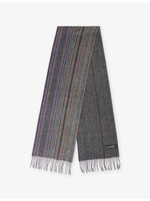 Paul Smith Trent Striped Wool Scarf