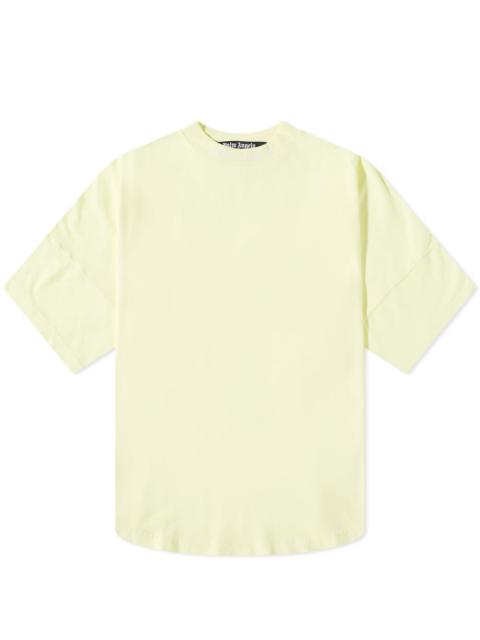 Palm Angels Palm Angels Garment Dyed Oversized Mock Neck Tee