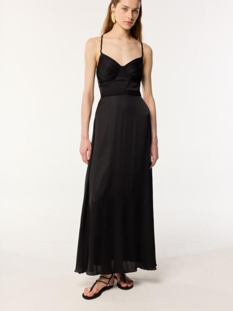 Poupette St Barth Long Dress Cara - Black