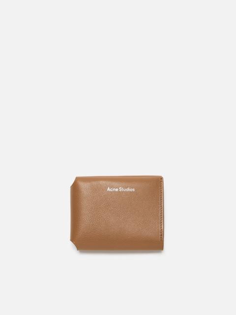 Acne Studios Fold wallet - Caramel brown