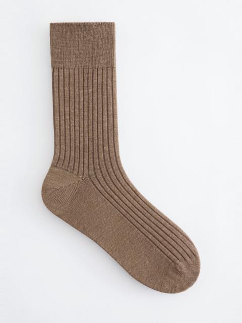 & Other Stories Ribbed Silk Socks