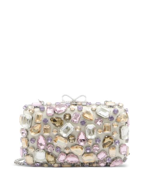 self-portrait Self-portrait Crystal-embellished Clutch Bag