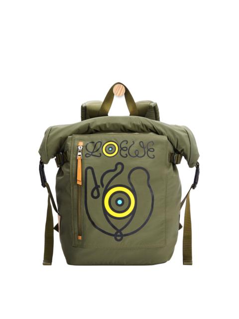 Loewe Roll top backpack in recycled nylon