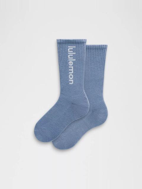 lululemon Unisex Daily Essential Crew Socks *Wordmark