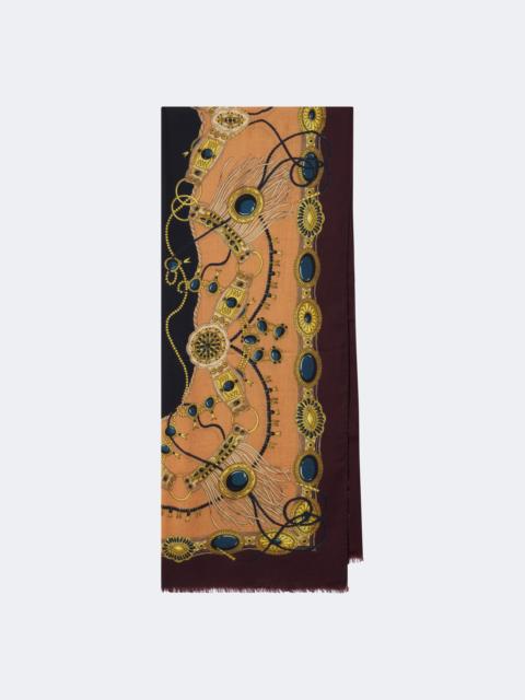 Etro Jacquard wool scarf