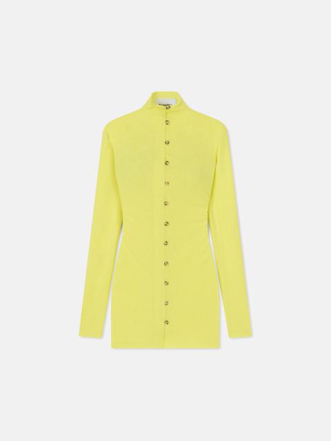 SYENNA - Mesh-jersey dress - Lime
