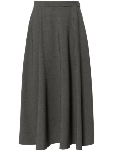Valentino VLogo A-line midi skirt