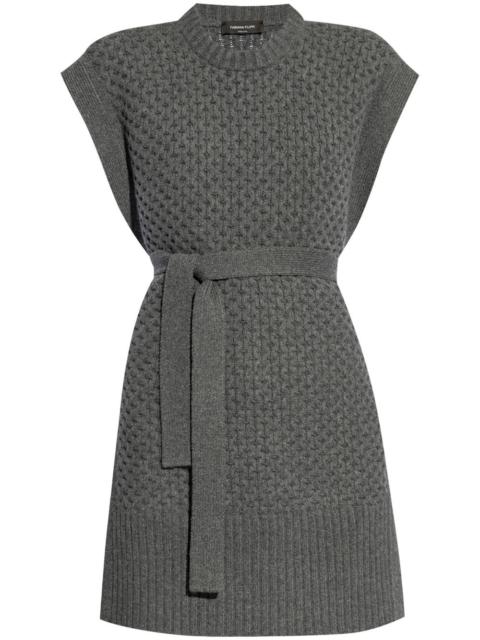 FABIANA FILIPPI tied waist knit vest