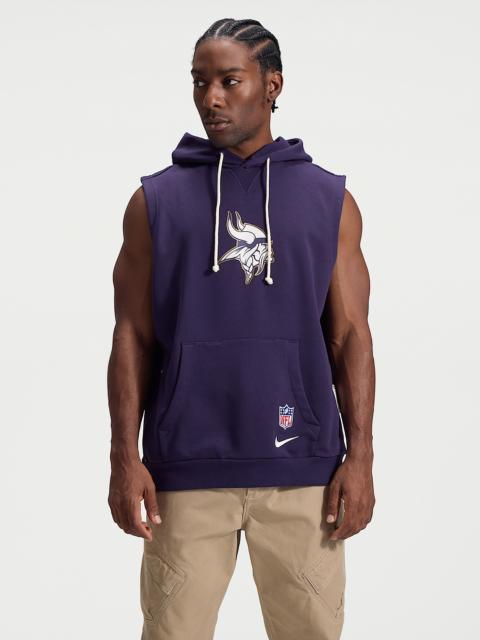 Nike Minnesota Vikings Rivalries Collection Sideline Men's Nike Dri-FIT NFL Sleeveless Pullover Hoodie