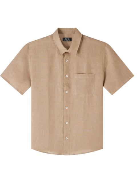 A.P.C. BELLINI LOGO SHORT-SLEEVE SHIRT
