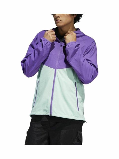 adidas Originals Dekum Packable Wind Jacket "Active Purple / Clear Mint" DV2089