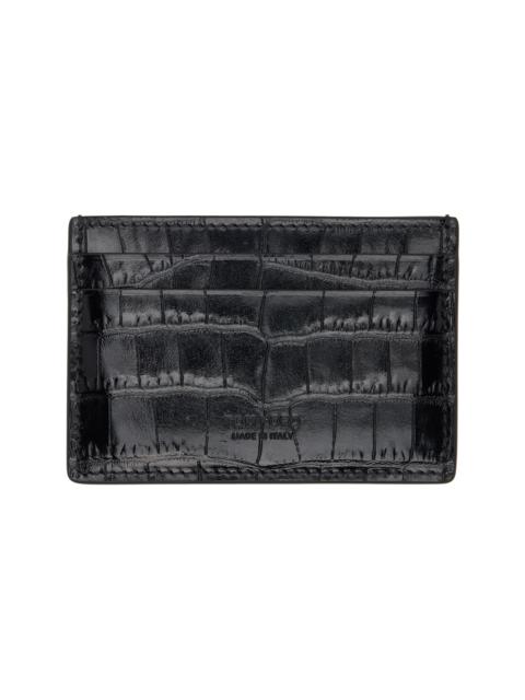 TOM FORD Black Exotic Line Classic Card Holder
