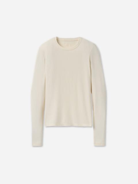 UGG ® Women's Aidelene Long Sleeve Rib Tee Tops in Nimbus