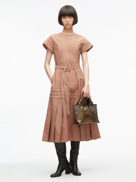 3.1 Phillip Lim Pleated Poplin Tulip Dress