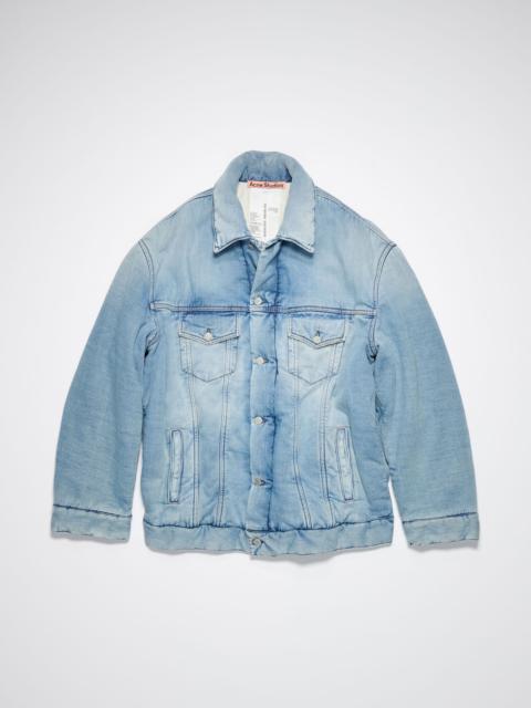 Acne Studios Oversized fit denim jacket - Light blue