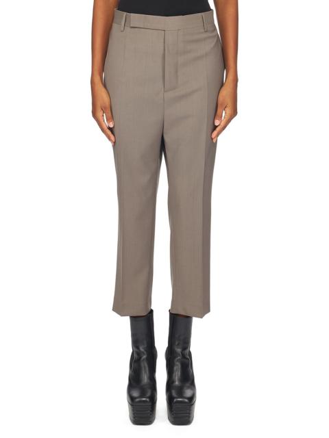 Rick Owens cropped virgin wool trousers