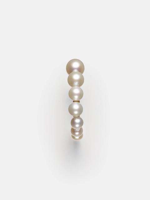 SOPHIE BILLE BRAHE Petit Boucle de Perle 14kt gold hoop earring with freshwater pearls