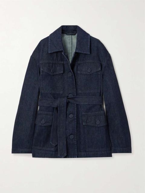 Dries Van Noten Vado belted denim jacket