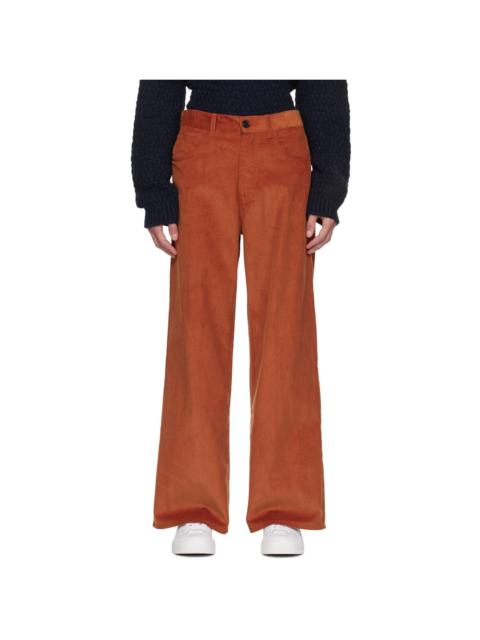 Marni Orange Flared Trousers