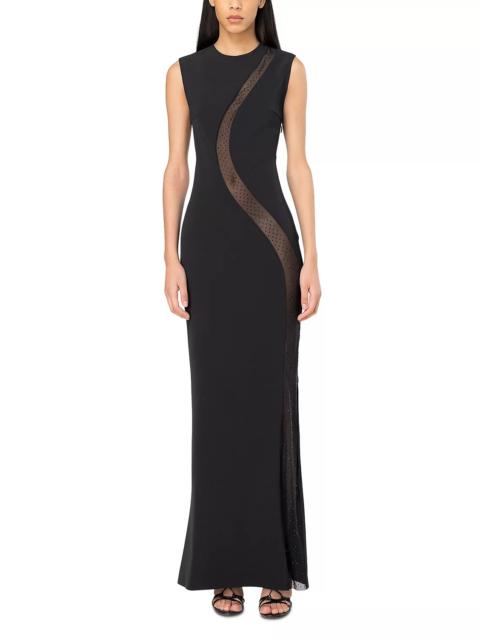 PINKO Capezzana Abito Crepe Gown