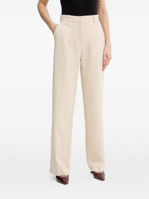 GUESS USA pressed-crease tailored trousers