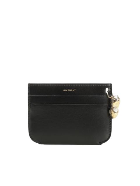 Givenchy peanut charm leather card holder