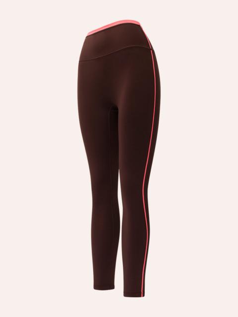 P.E NATION RADAR FULL LENGTH LEGGING IN MAHOGANY & DIVA PINK