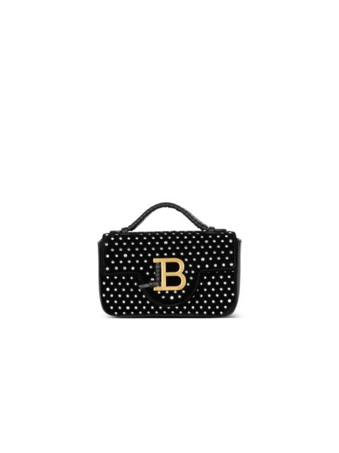 Balmain B-Buzz mini velvet and crystal bag